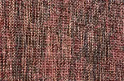 Woven vinyl swatch in the Moss weave, burgundy colourway